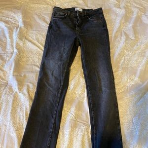Zara high rise jean
